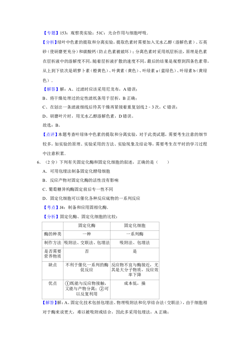 《2013年江苏省高考生物试卷解析版(1)_高考一二三轮复习_生物_2027年高考生物专项_2008年-2026年生物高考真题-G427_2008-2020年高考_地方卷_江苏高考生物07-20_A4word版》第4页预览