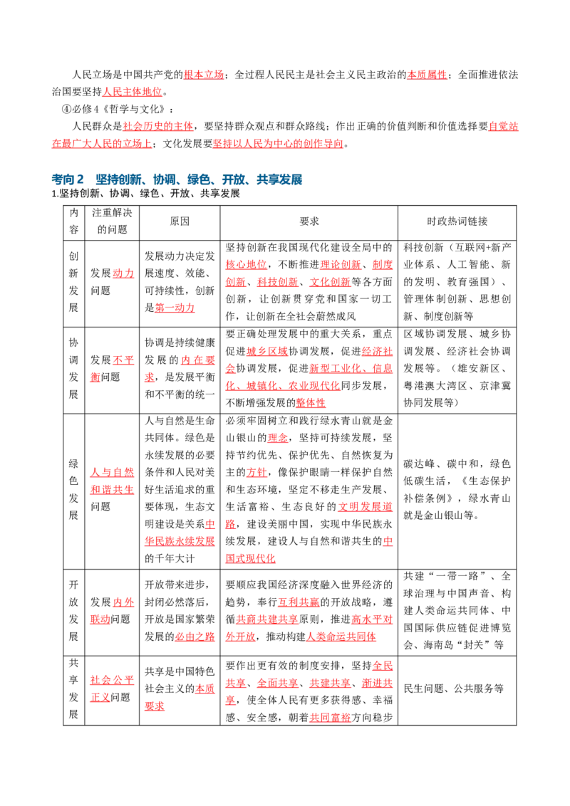 《第二单元经济发展与社会进步（知识清单）（全国通用）（学生版）_zheng治_2027年高考政治一轮_2027年高考政治一轮复习知识清单（全国通用）-G56_2027版》第9页预览