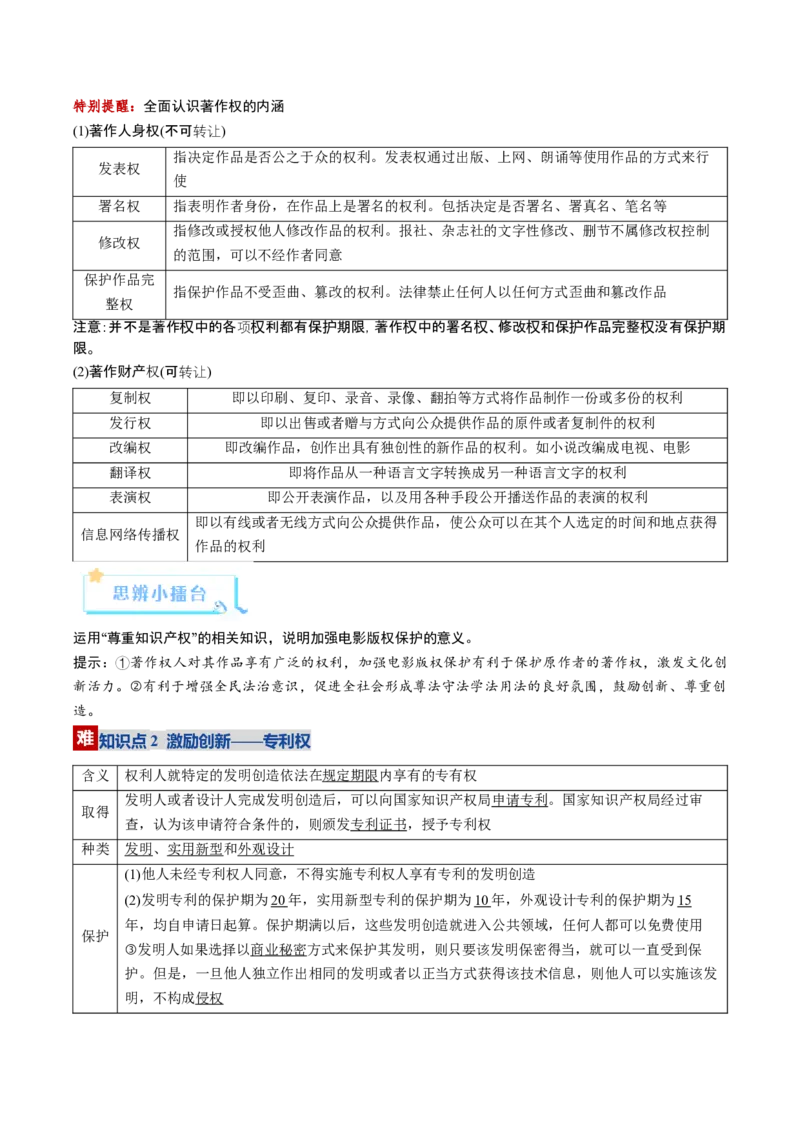 《第02课依法有效保护财产权（复习讲义）（教师版）（全国通用）_zheng治_2026年_2026年高考政治一轮复习讲义+练习+课件（新教材新高考）-G55_2026版_选择性必修2法律与生活》第10页预览