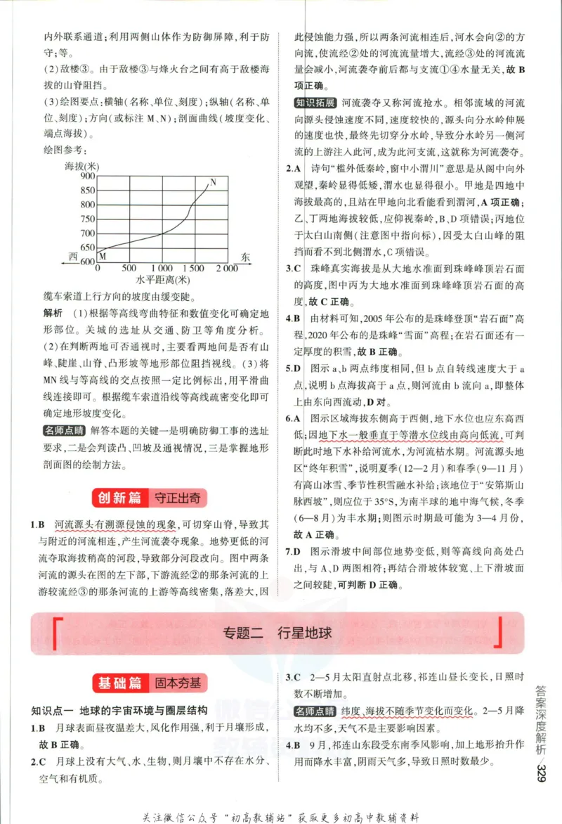 《53高考总复习A版地理课标版答案_2023A版学生用书》第7页预览
