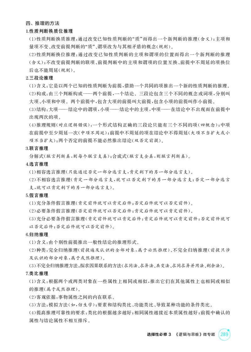 《1_精讲册-选择性必修3　《逻辑与思维》微专题_2026版教学资源包_202653高考总复习A版_山东版_2026版.山东版.选考总复习.政治.5·3A版_一、图书电子教参_选择性必修3逻辑与思维_微专题》第2页预览