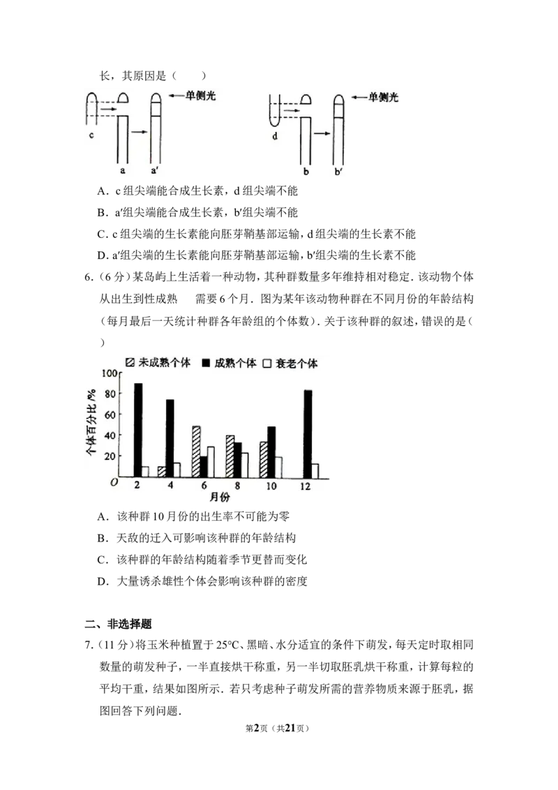 《2012年全国统一高考生物试卷（新课标）（含解析版）(1)_高考一二三轮复习_生物_2027年高考生物专项_2008年-2026年生物高考真题-G427_2008-2020年高考_全国卷_A4word版_307》第2页预览