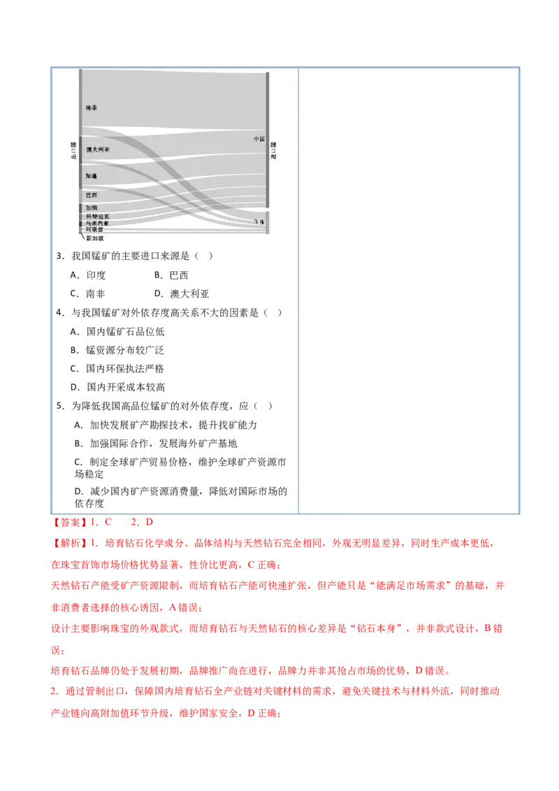 《猜押10资源环境与国家安全（解析版）_地理_2026年-地理高考专项复习_2026年高考地理终极冲刺讲练测（全国通用）-G459_2026版》第3页预览