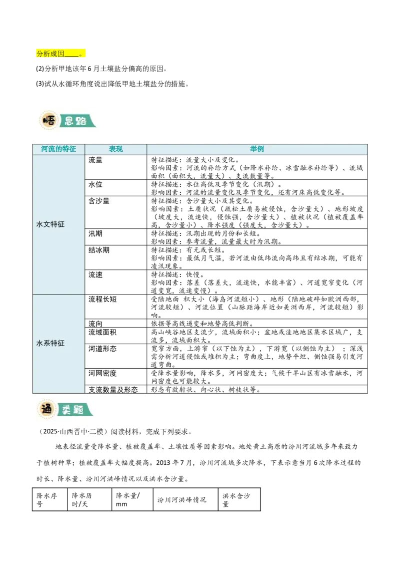 《题型01特征描述类（原卷版）_地理_三轮冲刺_大题精做冲刺2025年高考地理大题突破+限时集训（新高考通用）》第8页预览