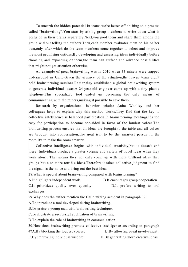 《3_03英语广东省（二模）试卷+标答_2025版教学资源包_（总复习系列）2025版《5年高考3年模拟》新高考版B版（⭐全科）_2025版.新高考新教材版.高考总复习.英语.5·3B版_1_试题WORD》第4页预览