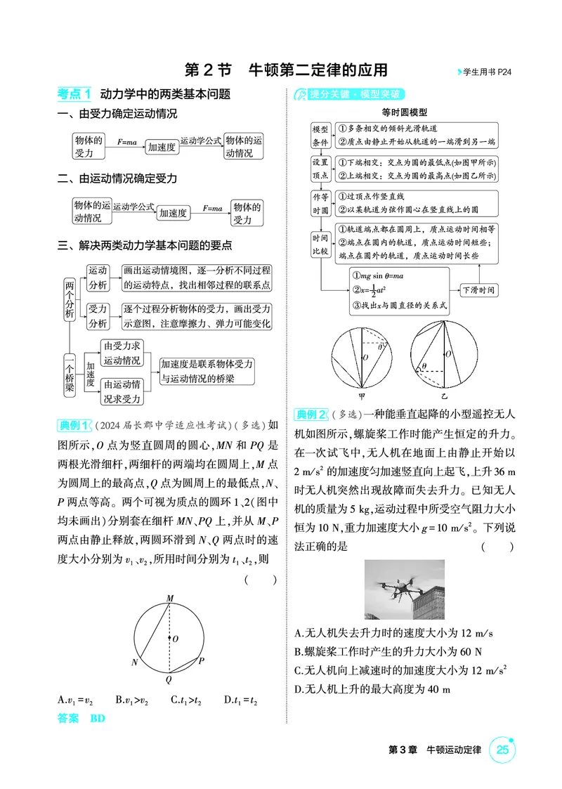 《1_精讲册PDF03-第3章牛顿运动定律_2026版教学资源包_202653高考总复习A版_新高考_物理_教师A版2026年.新高考版.物理.53_二、教师用书PDF_第3章牛顿运动定律_2_精讲册PDF》第3页预览