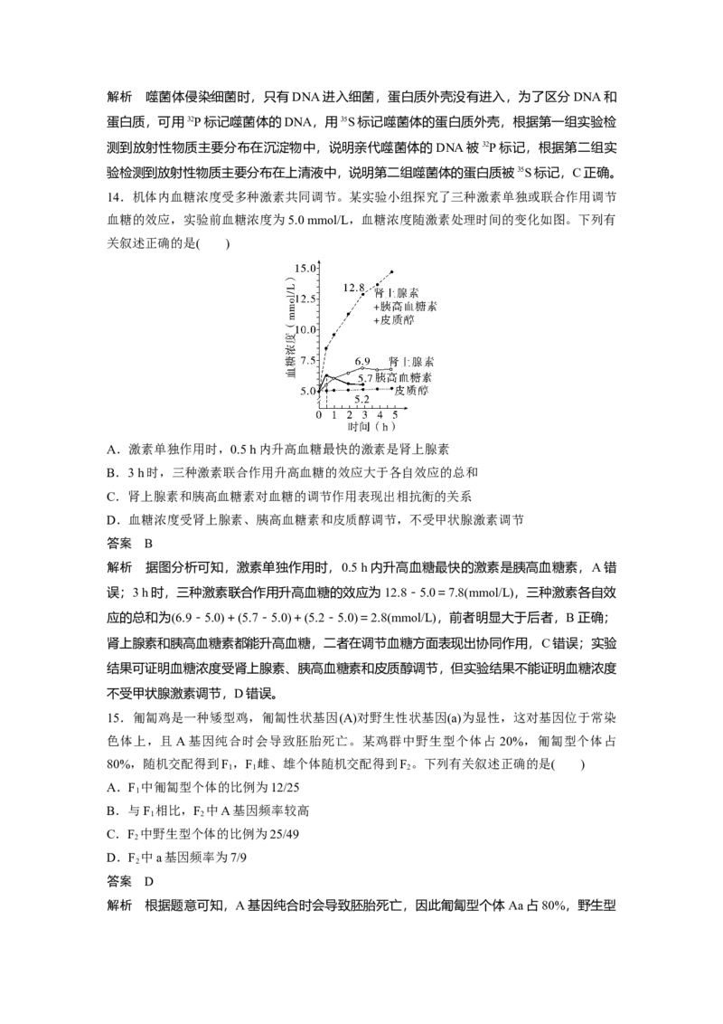 《2022年新教材海南生物高考真题（精校版）(1)_2026版高中《二三轮复习+冲刺复习》_2021-2025生物高考题_2022生物高考题_教师》第7页预览