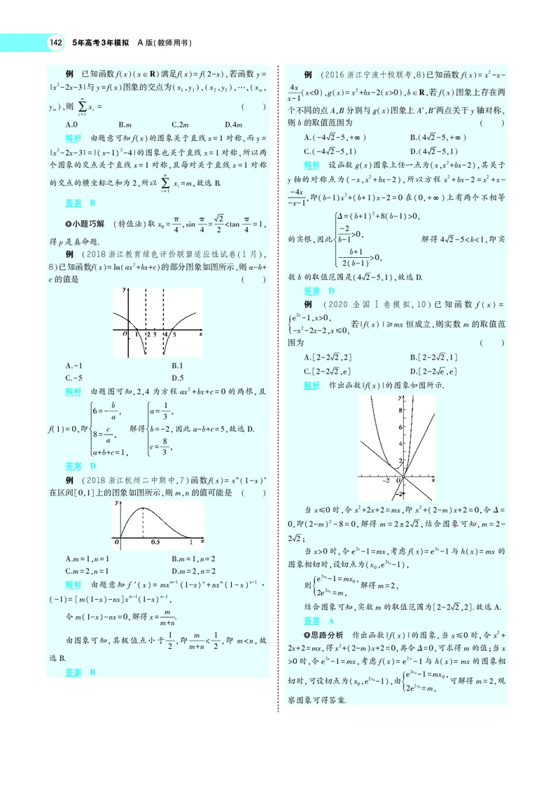 《3.6函数的图象_2022版教学资源包_五年高考三年模拟_2022版新高考版高考总复习数学5·3A版_专题三§36函数的图象_专题PDF_专题PDF_专题电子书》第6页预览
