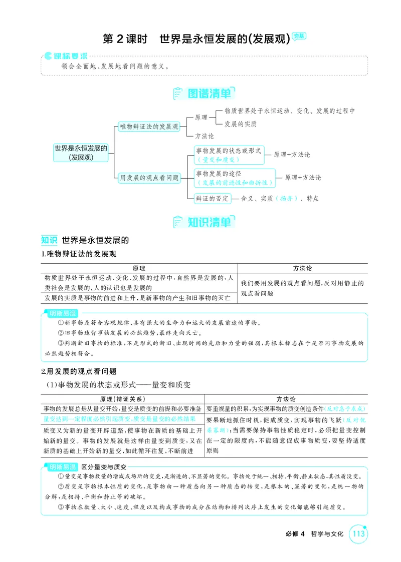 《1_精讲册-第2课时　世界是永恒发展的（发展观）_2026版教学资源包_202653高考总复习A版_湖南版_2026版.湖南版.选考总复习.政治.5·3A版_一、图书电子教参_必修4哲学与文化_2_精讲册PDF》第1页预览