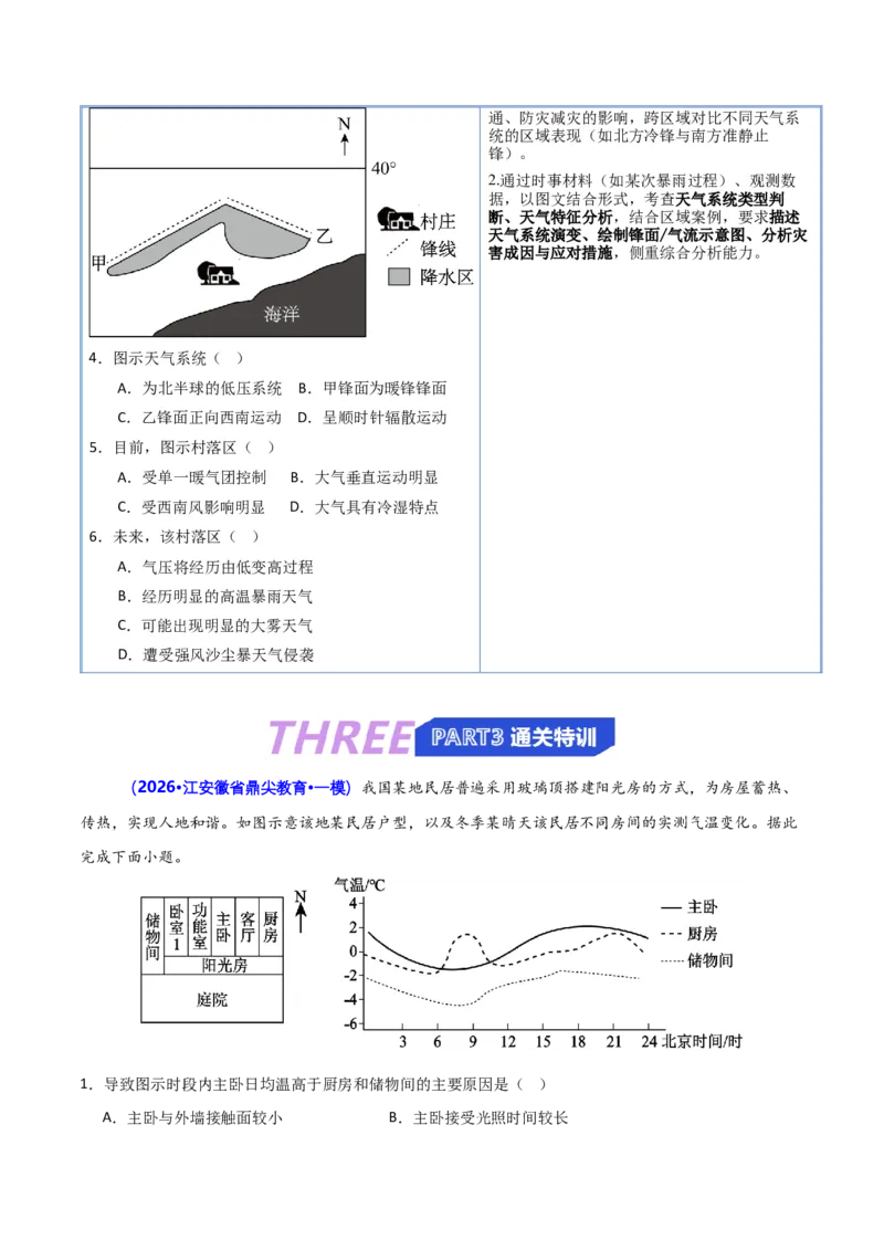 《猜押02气候与天气系统（原卷版）_地理_2026年-地理高考专项复习_2026年高考地理终极冲刺讲练测（全国通用）-G459_2026版》第6页预览