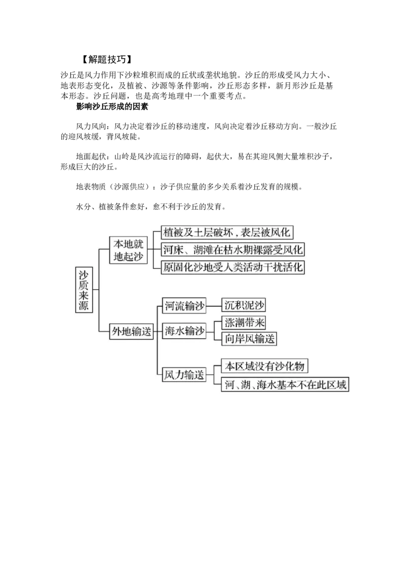 《高频考点85沙丘地貌_地理_2026年-地理高考专项复习_42026年高考地理高频考点专项突破思维导图+解题技巧+专项突破》第2页预览