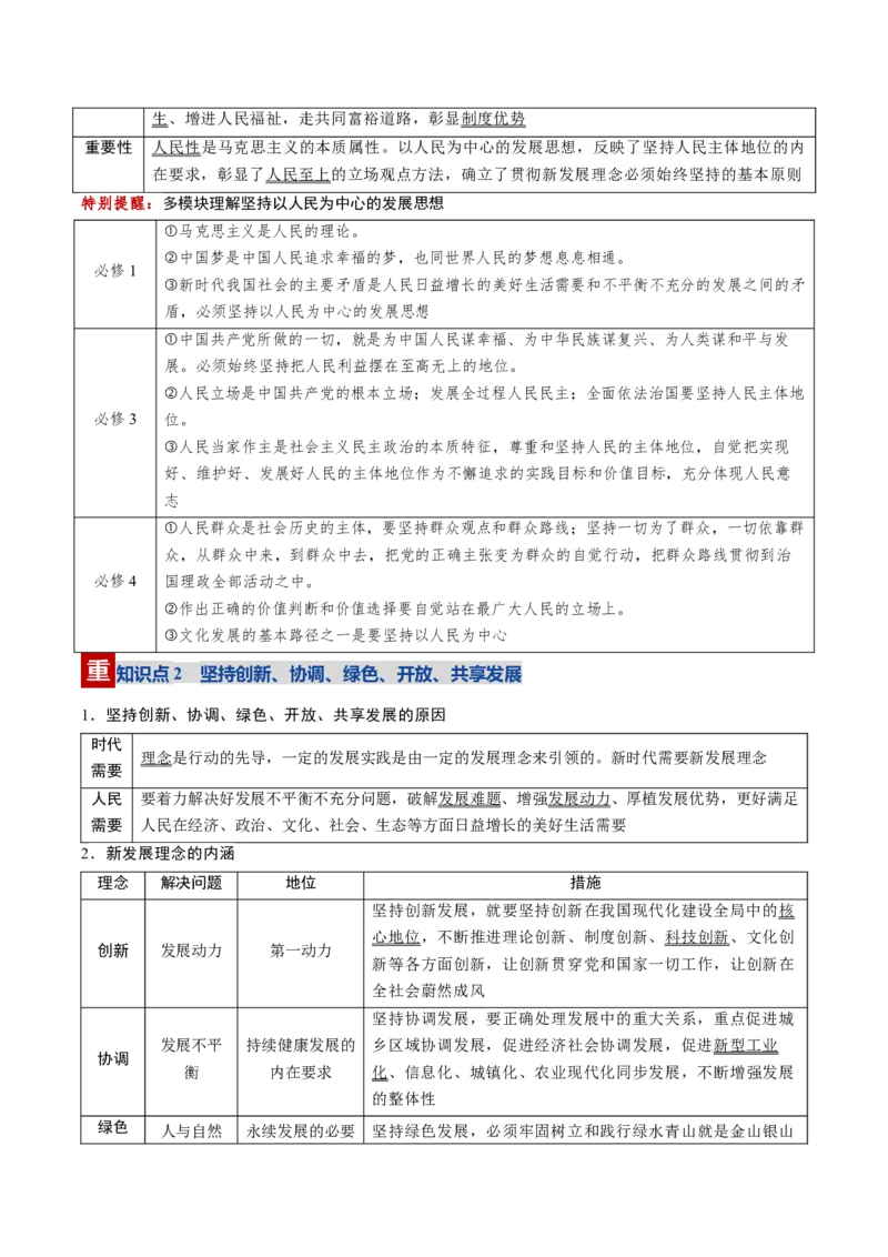 《第03课我国的经济发展（复习讲义）（教师版）（全国通用）_zheng治_2026年_2026年高考政治一轮复习讲义+练习+课件（新教材新高考）-G55_2026版_必修2》第6页预览