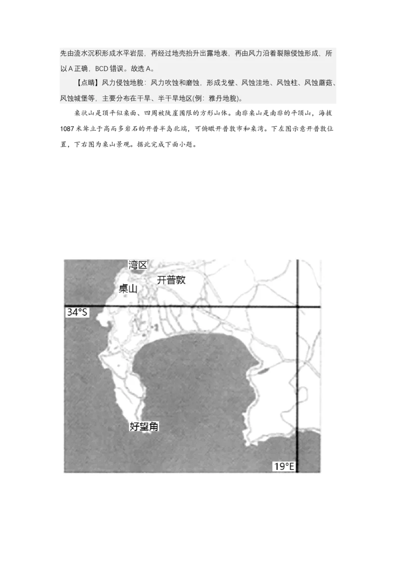 《高频考点79平顶山、桌山、崮山_地理_2026年-地理高考专项复习_42026年高考地理高频考点专项突破思维导图+解题技巧+专项突破》第8页预览