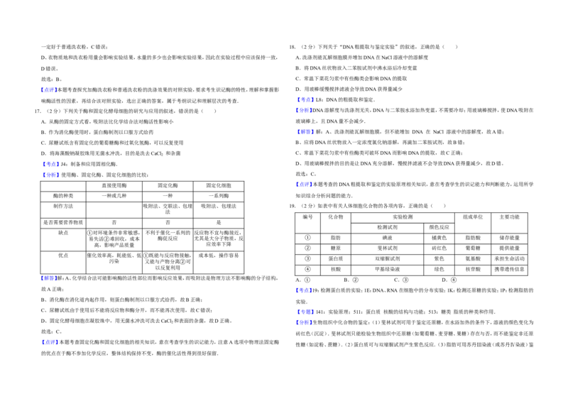 《2012年江苏省高考生物试卷解析版(1)_高考一二三轮复习_生物_2027年高考生物专项_2008年-2026年生物高考真题-G427_2008-2020年高考_地方卷_江苏高考生物07-20_A3word版》第6页预览