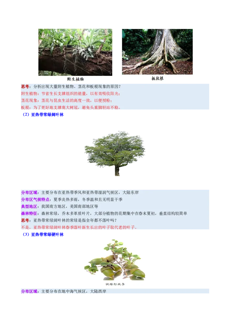 《第16讲植被与土壤（复习讲义）（全国通用）（教师版）_地理_2026年_2026年高考地理一轮复习讲义+练习+课件（新教材新高考）-G55_2026版_专题06自然环境的整体性与差异性》第7页预览