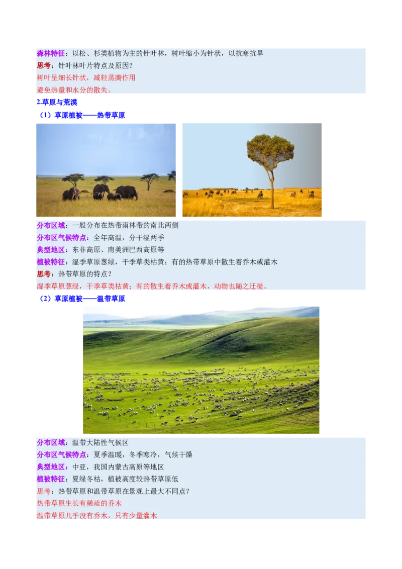《第16讲植被与土壤（复习讲义）（全国通用）（教师版）_地理_2026年_2026年高考地理一轮复习讲义+练习+课件（新教材新高考）-G55_2026版_专题06自然环境的整体性与差异性》第9页预览