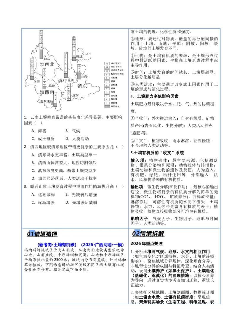 《猜押05自然环境的整体性和差异性（原卷版）_地理_2026年-地理高考专项复习_2026年高考地理终极冲刺讲练测（全国通用）-G459_2026版》第4页预览