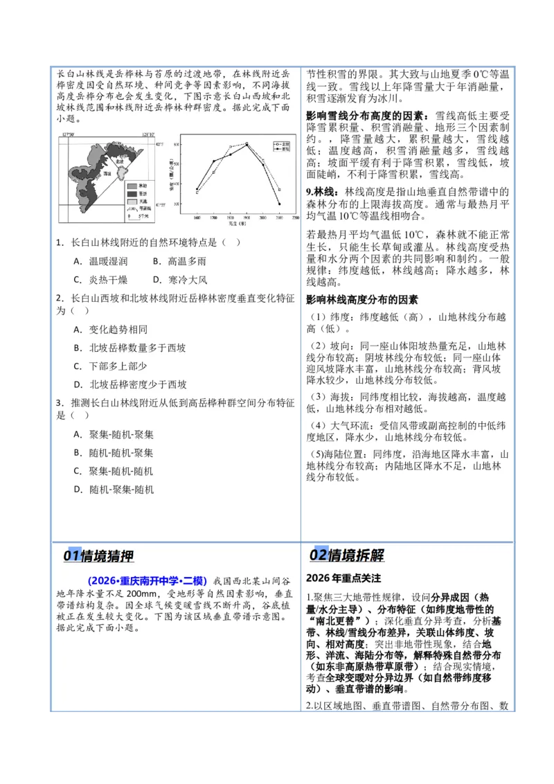 《猜押05自然环境的整体性和差异性（原卷版）_地理_2026年-地理高考专项复习_2026年高考地理终极冲刺讲练测（全国通用）-G459_2026版》第7页预览