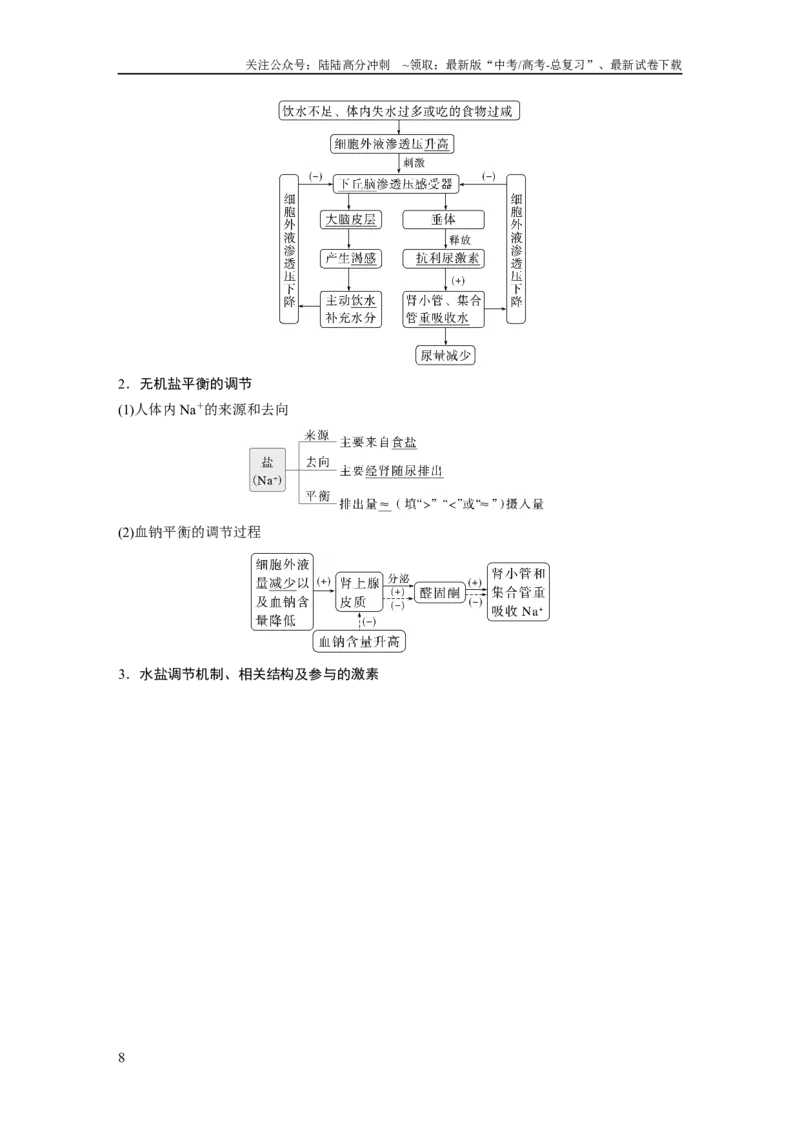 《第八单元　第41课时　体液调节与神经调节的关系_06-生物-高考总复习_一轮复习_2025年_2025年大一轮复习讲义人教版生物_资料_1-资料_大一轮复习讲义教师专用》第8页预览