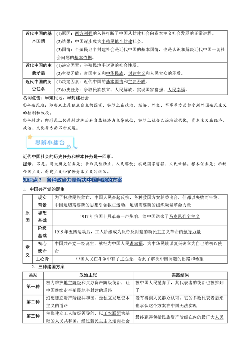 《第01课历史和人民的选择（复习讲义）（学生版）（全国通用）_zheng治_2026年_2026年高考政治一轮复习讲义+练习+课件（新教材新高考）-G55_2026版_必修3政治与法治》第4页预览