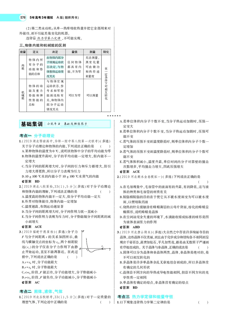 《专题十五　热学_2022版教学资源包_五年高考三年模拟_2022版新高考版选考总复习物理5·3A版_专题十五热学_专题PDF_专题PDF_专题电子书》第5页预览