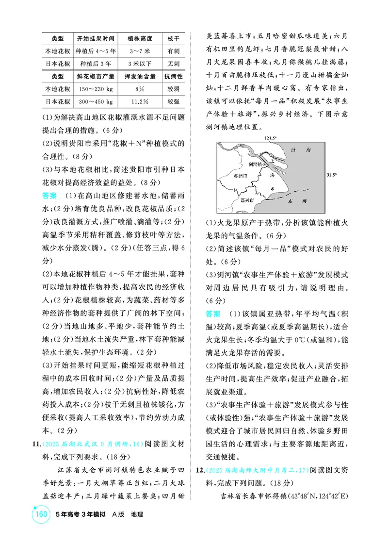 《1_精练册-第九章　产业区位因素及其变化_2026版教学资源包_202653高考总复习A版_新高考_地理_教师A版2026年.新高考版.地理.53_第九章产业区位因素及其变化_1_精练册PDF》第7页预览