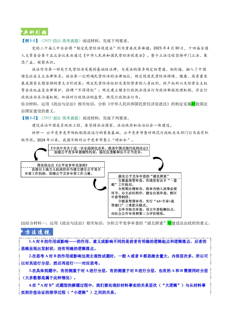 《题型02意义、影响类主观题（题型专练）（全国通用）（学生版）_zheng治_2026年-政治高考二轮复习_2026年高考政治二轮复习课件+讲义+练习（新高考通用）-G92_2026版》第3页预览