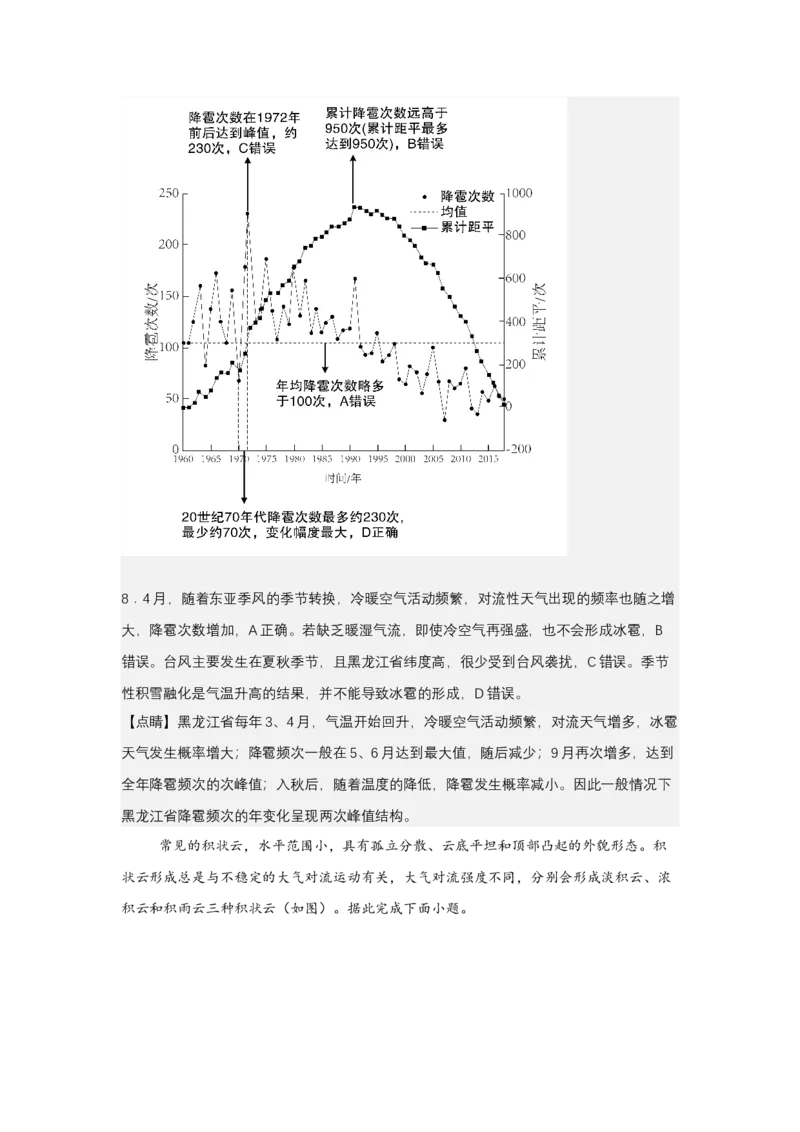 《高频考点13冰雹_地理_2026年-地理高考专项复习_42026年高考地理高频考点专项突破思维导图+解题技巧+专项突破》第7页预览