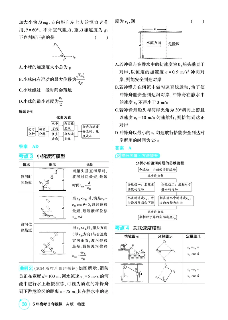 《1_精讲册PDF04-第4章曲线运动_2026版教学资源包_202653高考总复习A版_新高考_物理_教师A版2026年.新高考版.物理.53_二、教师用书PDF_第4章曲线运动_2_精讲册PDF》第2页预览