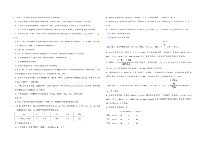 《2012年江苏省高考化学试卷解析版(1)_高考一二三轮复习_化学_2027年高考化学专项复习_2008年-2026年化学高考真题-G427_2008-2020年高考_地方卷_江苏高考化学2008-2020_A3word版_PDF版（赠送）》第6页预览