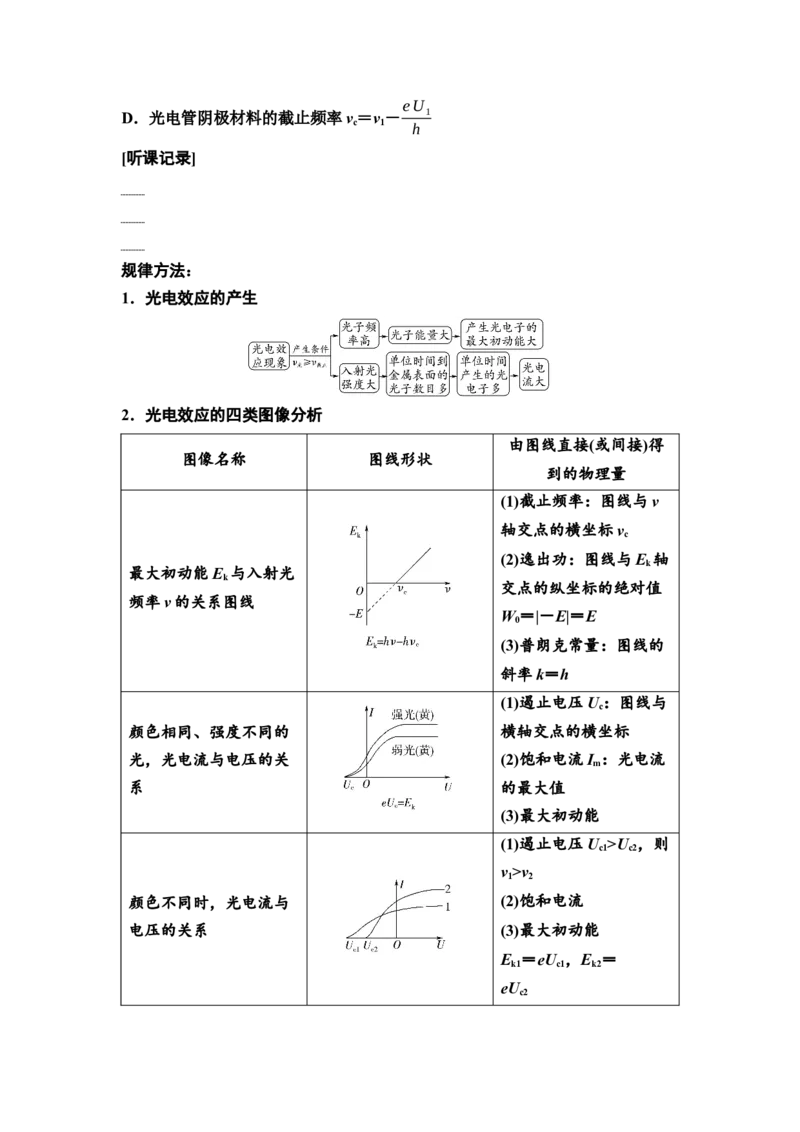 《18　大单元五　微专题18　近代物理初步(1)_2026版高中《二三轮复习+冲刺复习》_高考物理物理二轮2026高考物理新坐标创新版二轮复习学生用书+教师用书+配套PPT课件(完整版)》第2页预览