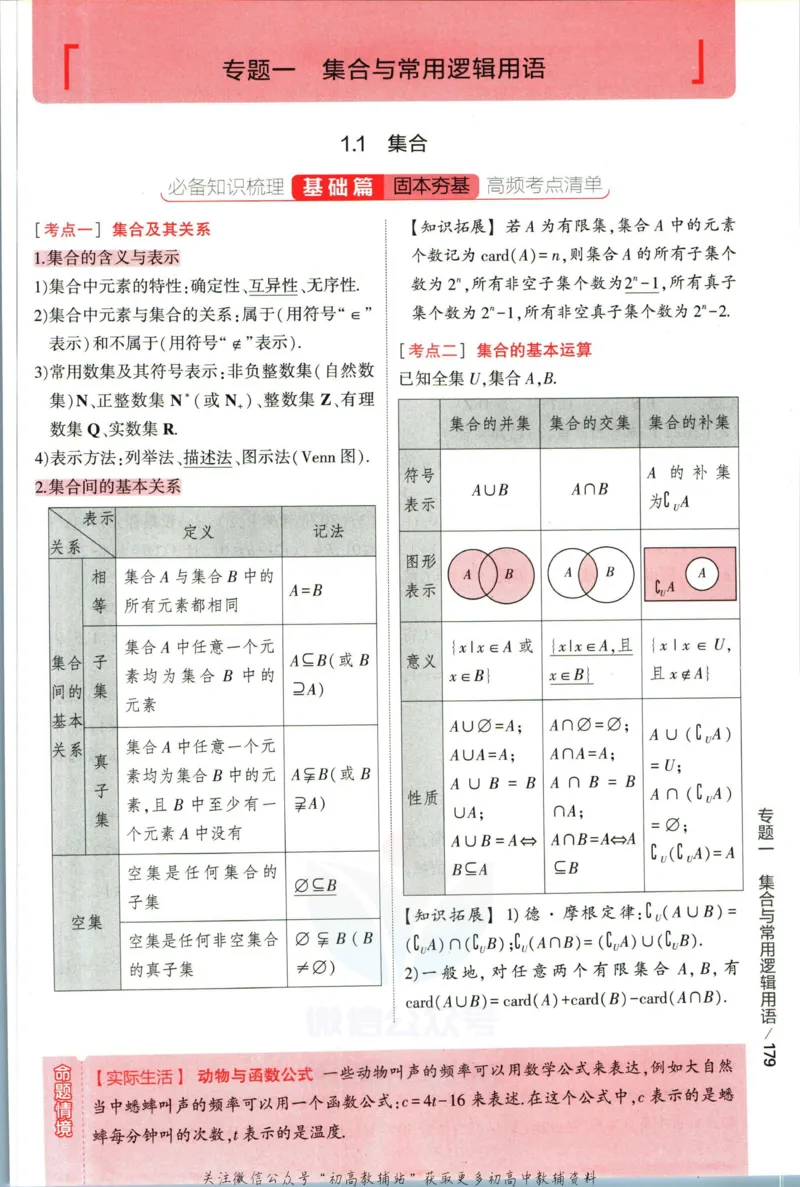 《53高考总复习A版理数课标版分类精晰_2023A版学生用书》第7页预览