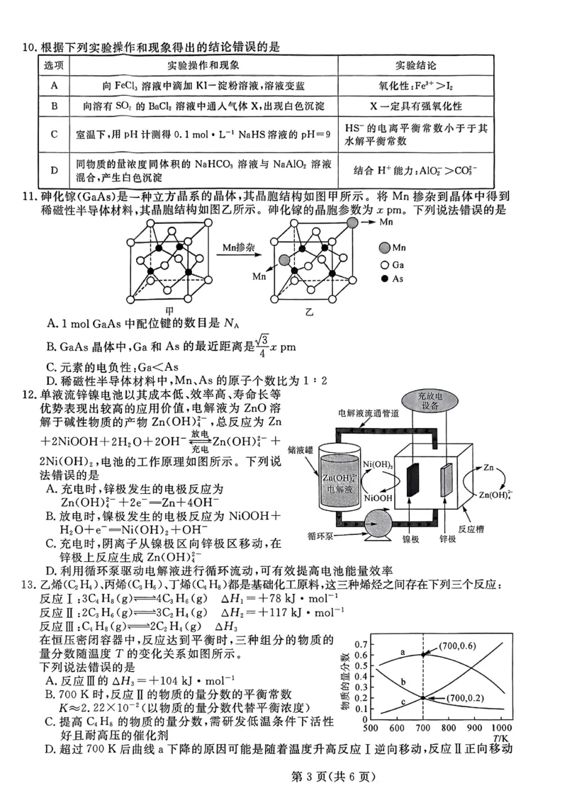 《40_2023河北省部分示范性高中高三三模化学试题_2025版教学资源包_（总复习系列）2025版《5年高考3年模拟》新高考版A版（⭐全科）_2025版.新高考版.选考总复习.化学.5·3A版_1_应用创新题组》第3页预览