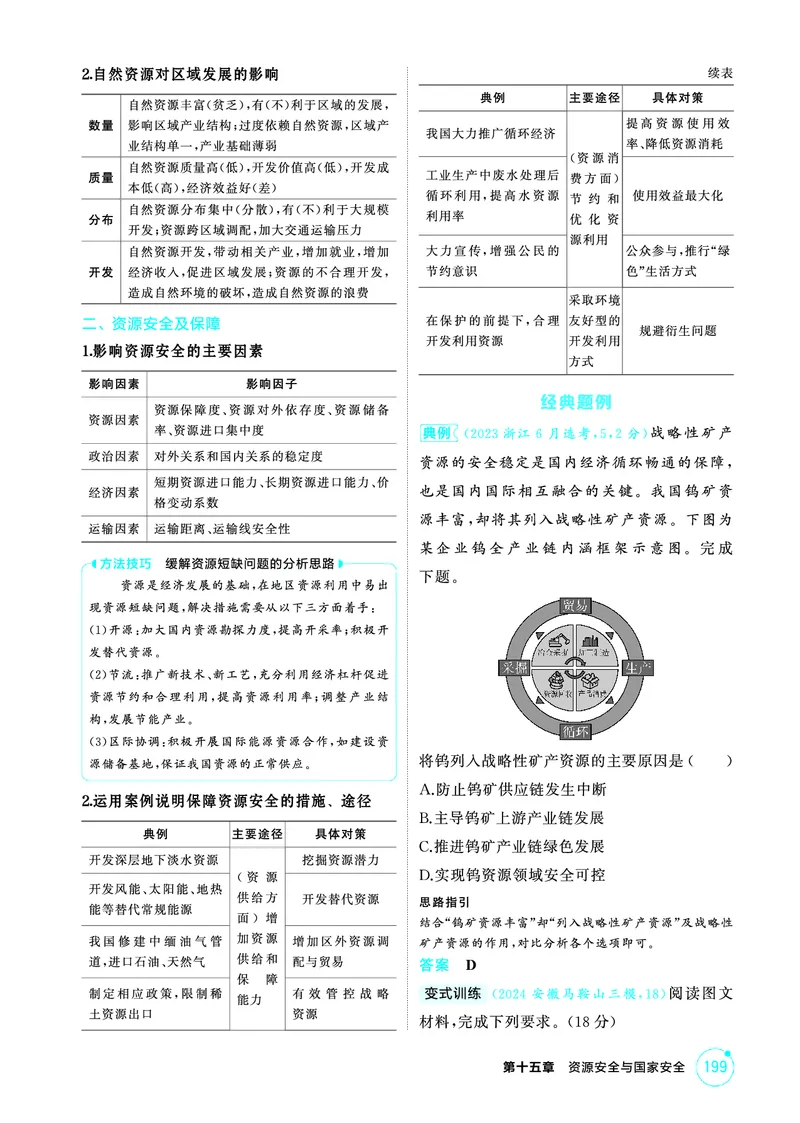 《1_精讲册-第十五章　资源安全与国家安全_2026版教学资源包_202653高考总复习A版_新高考_地理_教师A版2026年.新高考版.地理.53_第十五章资源安全与国家安全_2_精讲册PDF》第3页预览