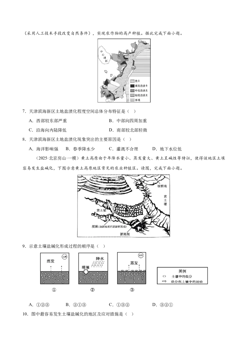 《第26讲生态脆弱区的综合治理（专项训练）（四川专用）（学生版）_地理_2026年_2026年高考地理一轮课件+讲义+练习（四川专用）-G335》第8页预览