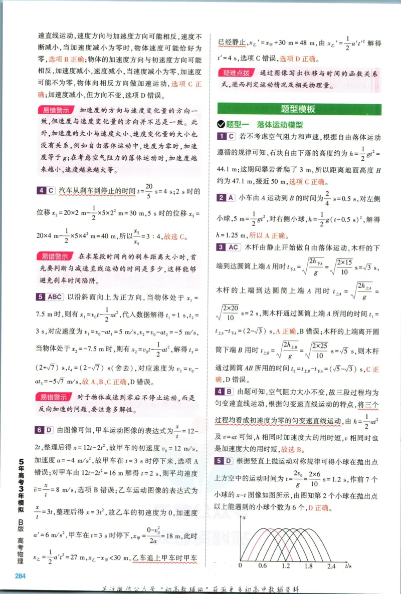 《53高考总复习B版物理课标版答案_2023B版学生用书》第8页预览