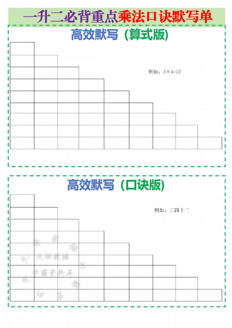 《二年级上册数学乘法专项练习SY(1)_2年级上册同步教辅_2上-数学_二上数学-专项练习》第5页预览