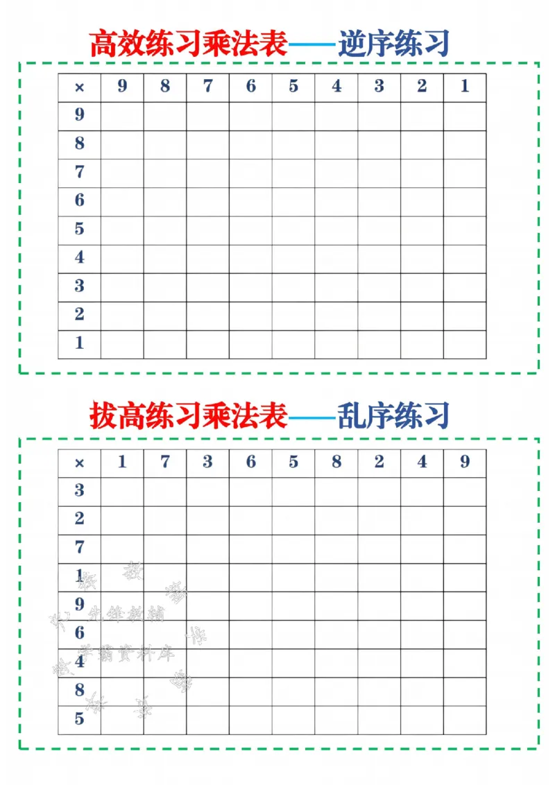 《二年级上册数学乘法专项练习SY(1)_2年级上册同步教辅_2上-数学_二上数学-专项练习》第7页预览