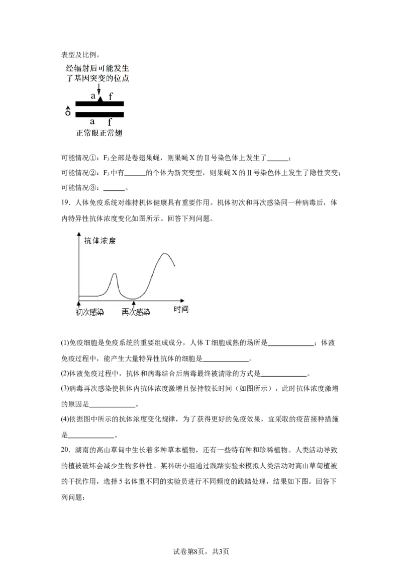 《13_2025届湖南省名校联考联合体高三上学期第一次联考（暨入学检测）生物试题_2026版教学资源包_202653高考总复习A版_新高考_生物_教师A版2026年.新高考版.生物.53_1_资源拓展》第8页预览