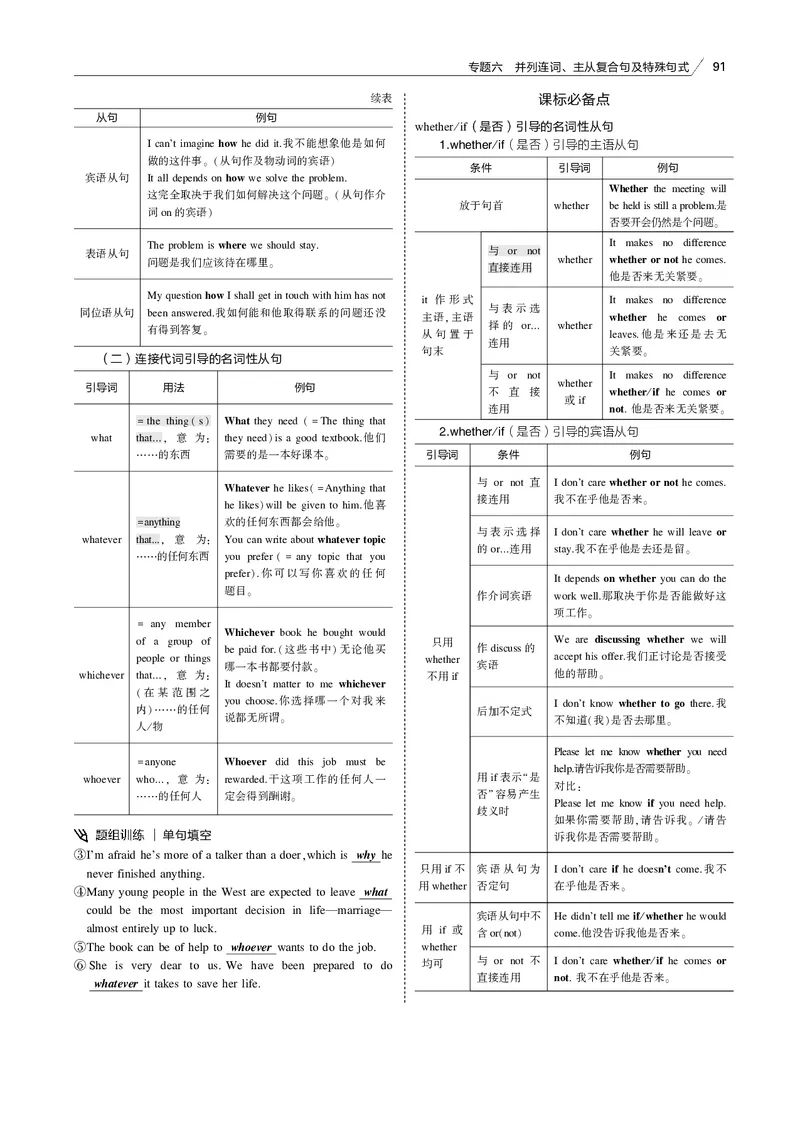 《专题六并列连词、主从复合句及特殊句式_2022版教学资源包_五年高考三年模拟_2022版课标版高考总复习英语5·3B版_专题六并列连词、主从复合句及特殊句式_专题电子书》第8页预览