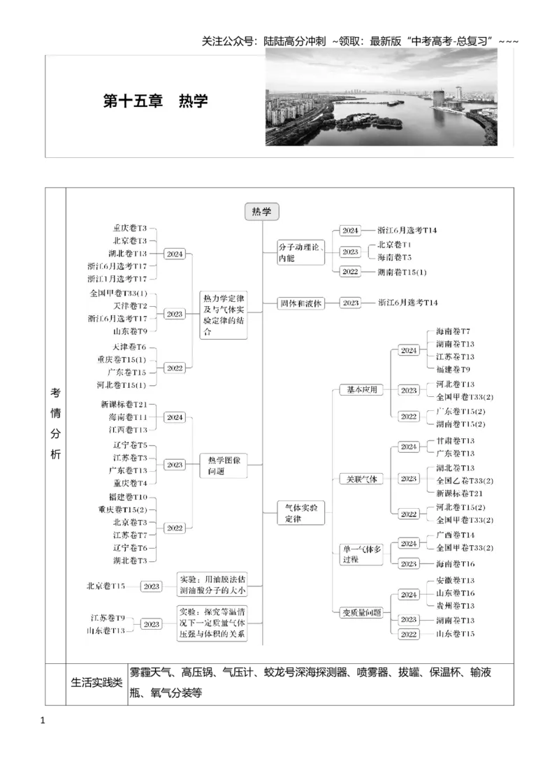 《第十五章　第77课时　分子动理论　内能　固体和液体_04-物理-高考总复习_一轮复习_2026年-物理高考一轮复习_2026年大一轮复习讲义物理课件讲义练习-C203_教师用书Word版文档_第十五章　热学》第1页预览