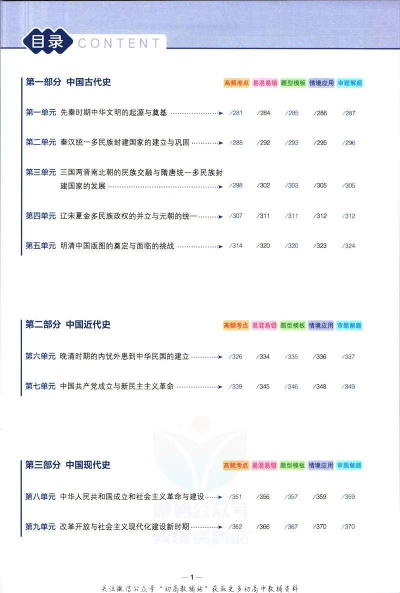 《53高考总复习B版历史新高考答案_2023B版学生用书》第3页预览
