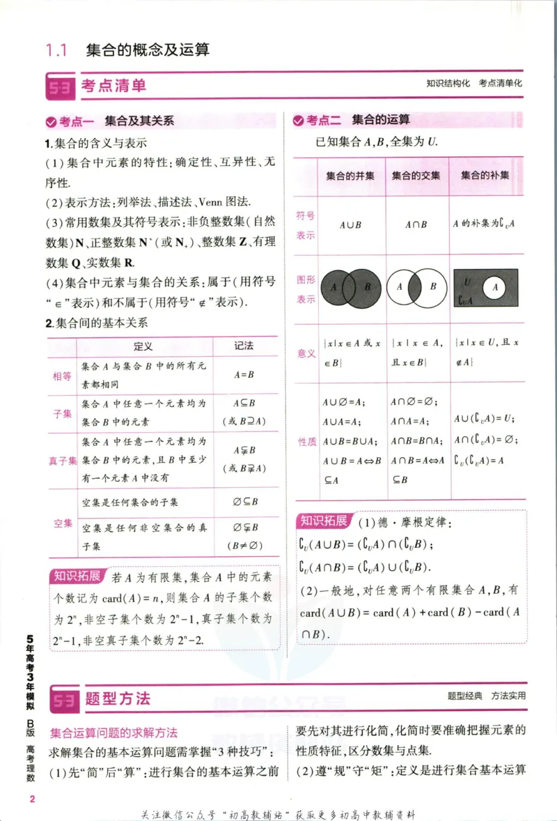 《53高考总复习B版理数课标版知识精讲_2023B版学生用书》第10页预览