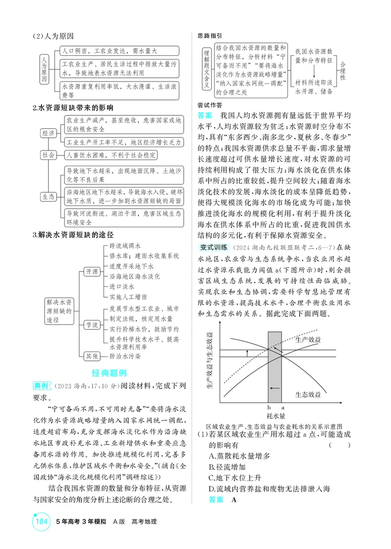 《1_第十四章　自然资源与国家安全_2026版教学资源包_202653高考总复习A版_湖南版_2026版.湖南版.选考总复习.地理.5·3A版_第十四章自然资源与国家安全_2_精讲册PDF》第7页预览