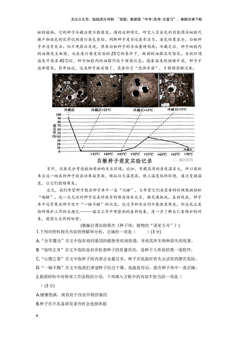 《题材05知识性科普读物（自然科学类）专题精练-（全国通用）原卷版_二轮复习_2025年_2025年高考语文现代文阅读二轮复习三点突破讲解专练全国_资料》第6页预览