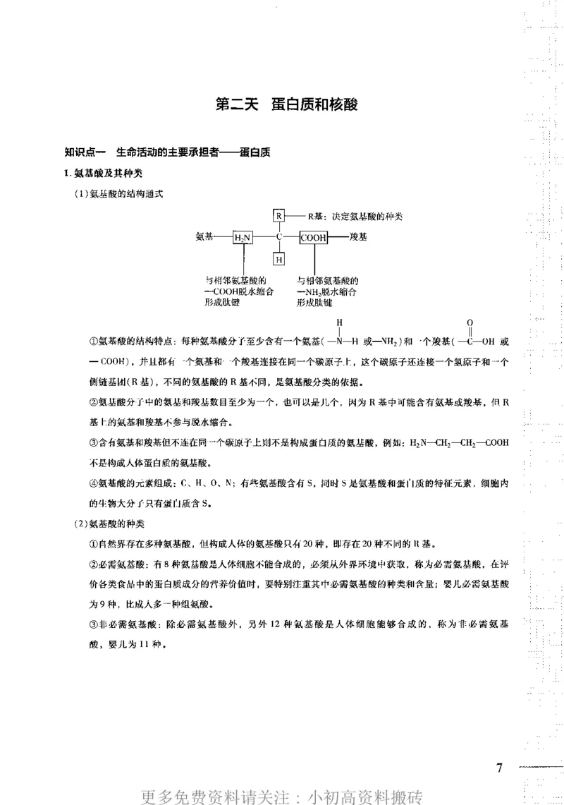 《19高中生物——猿题库——小猿手册——30天速记高中生物知识_初高中资料库_高中资料库（转存避免链接过期失效）_高中生物》第10页预览