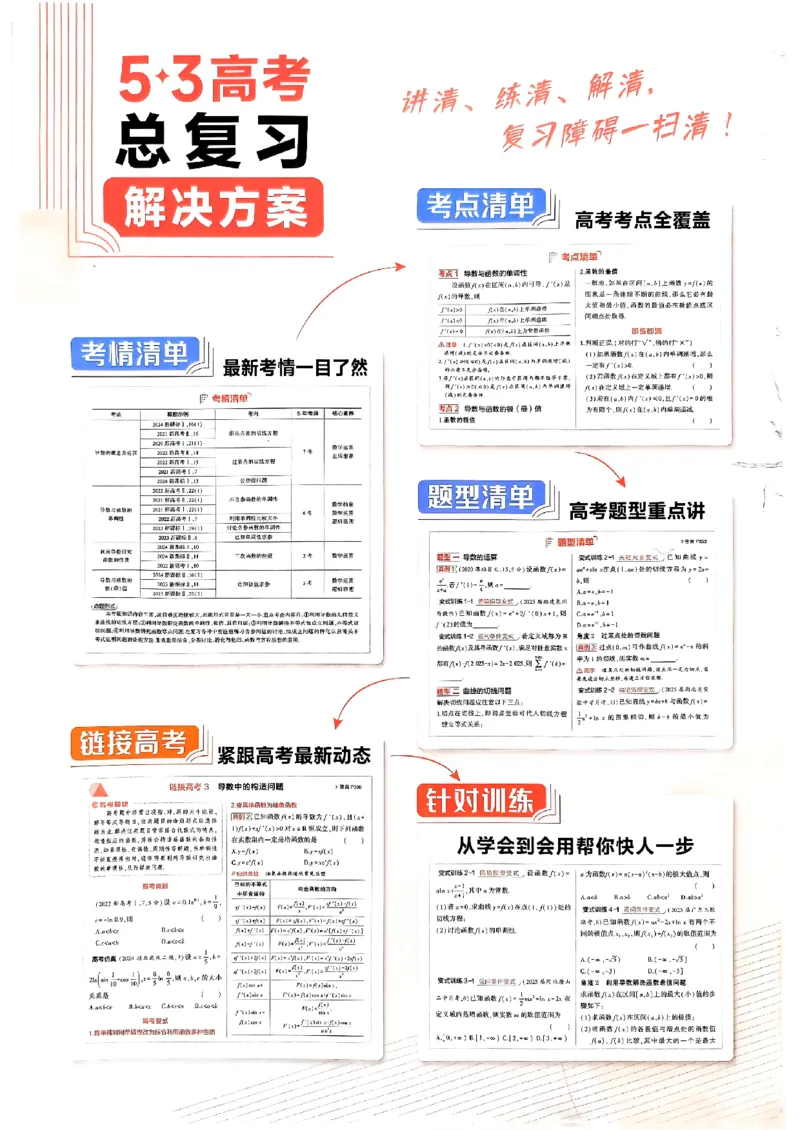 《2026新高考53A数学精讲册_2026版教学资源包_202653高考总复习A版_新高考_数学_学生A版2026年.新高考版.数学.53_2026五三A版新高考数学_2026五三A版新高考数学》第2页预览