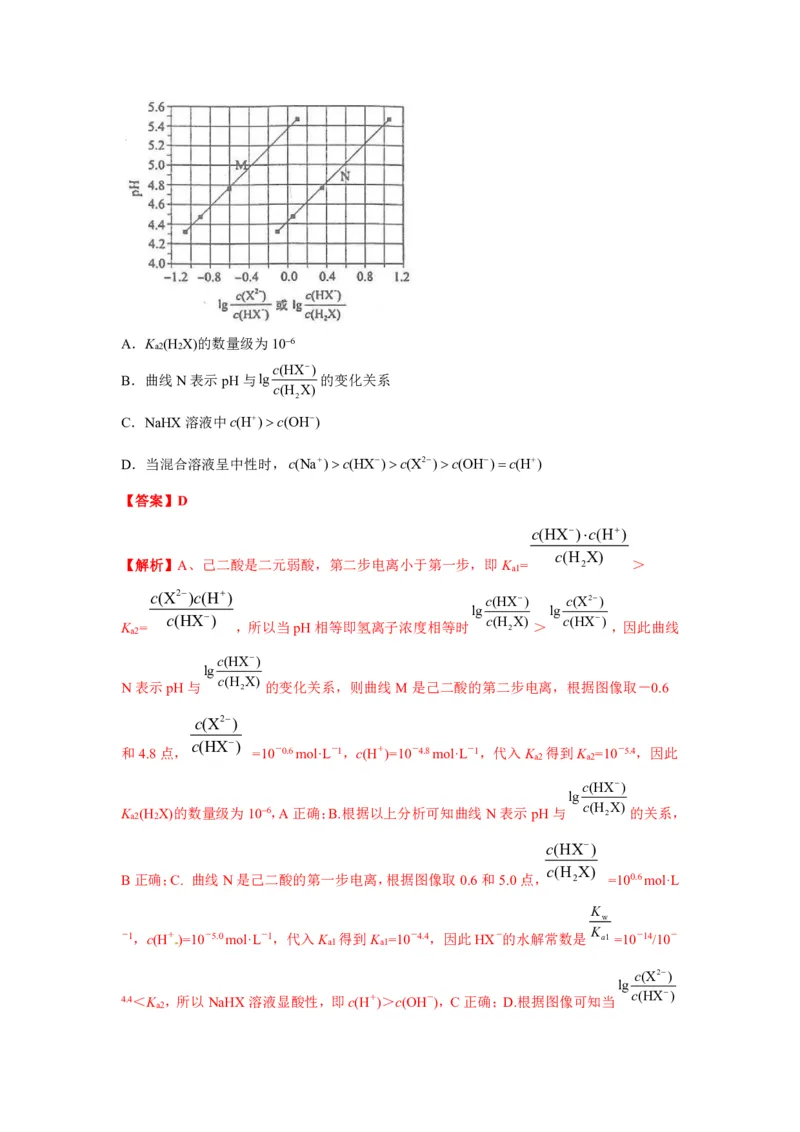 《2010-2019年高考化学真题分类训练专题13盐类的水解及沉淀的溶解平衡（教师版含解析）_初高中资料库_高中资料库（转存避免链接过期失效）_高中化学》第3页预览