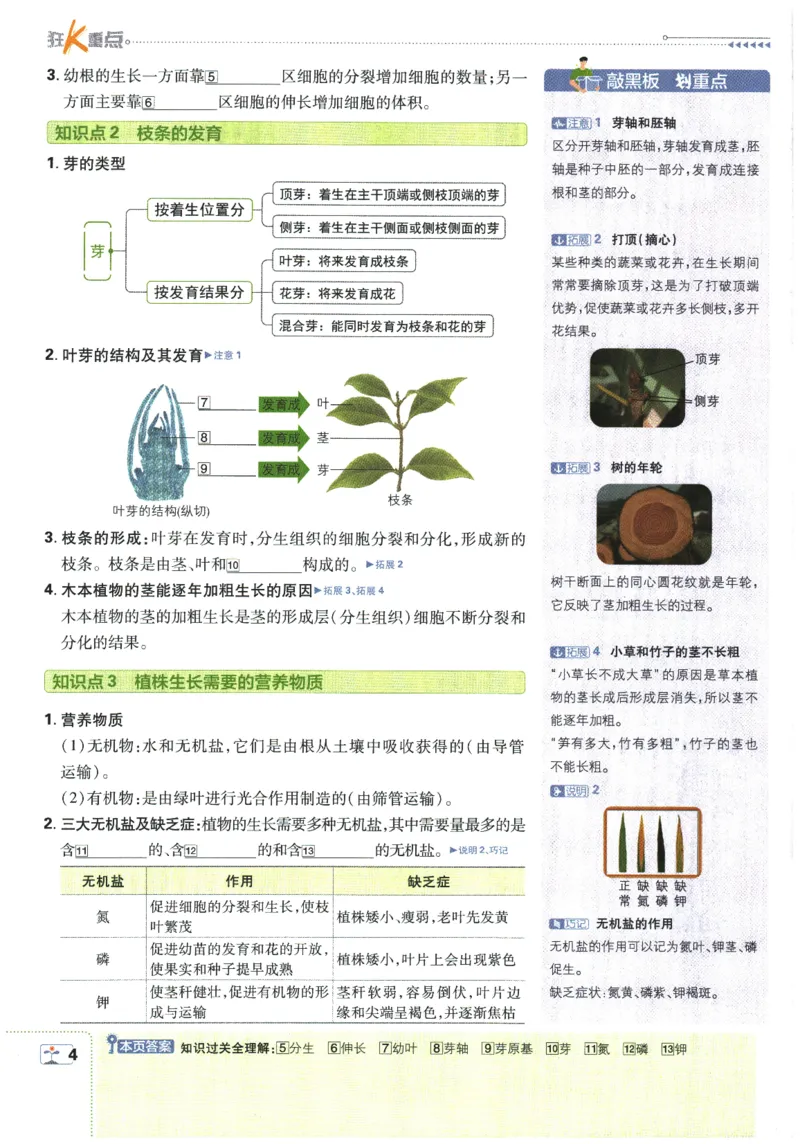 《2026春《初中必刷题》生物RJ7下狂K重点_2026版初中《必刷题》7-9年级上下册册（全科）（多版本合集）_初中必刷题下册_2026版初中《必刷题》7年级下册（全科）》第8页预览