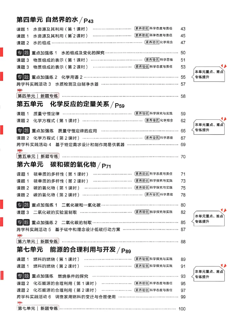 《2026秋《课课帮》9全化学（人教版）_2026秋初中教辅合集_2027学习之星_2027《学习之星•课课帮》9全化学（人教版）》第4页预览